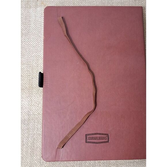 Lot‎ of 2 Hardcover Notebook Journal  Vegan Leather Cover Brown Lined Pages - Picture 9 of 9